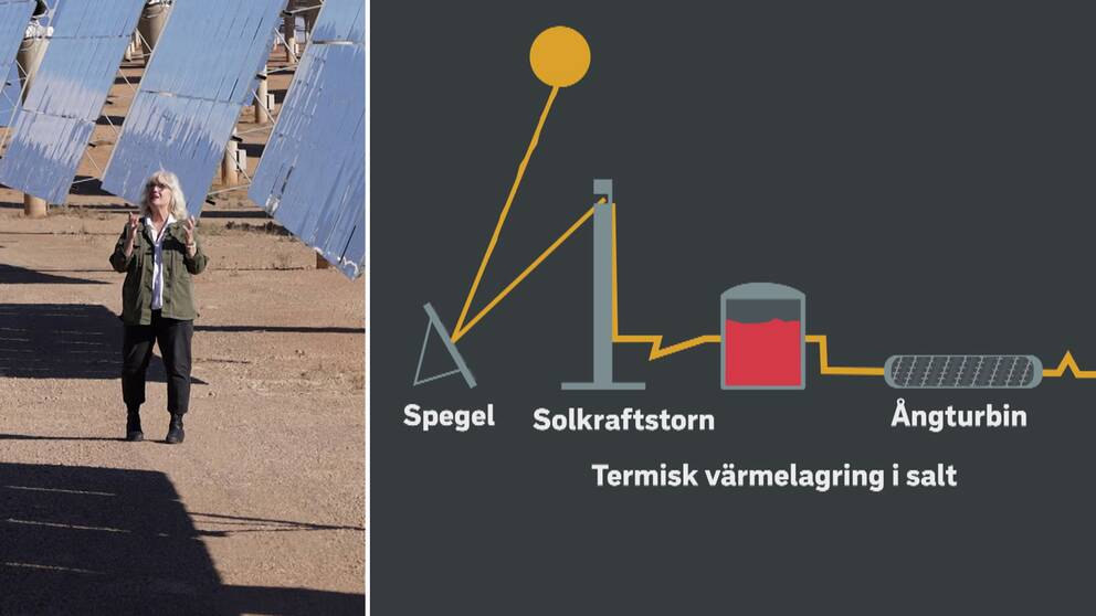 Så funkar jätteanläggningen i Marocko – SVT på plats