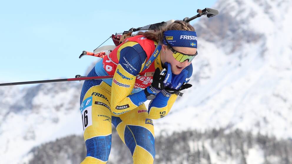Stina Nilsson gjorde sin bästa sprint i karriären.