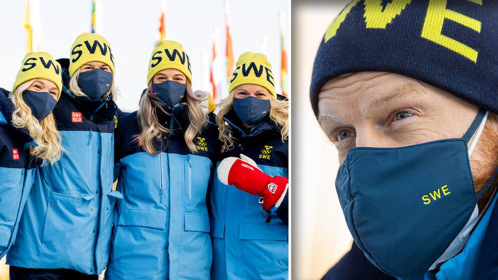 Landslagschefen Anders Byström (höger) fruktar kylan i Peking.