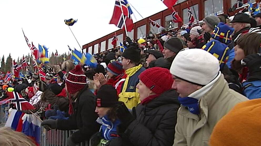 Publik på Östersunds skidstadion