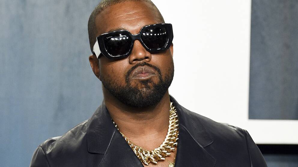 Kanye West med solglasögon. Arkivbild.