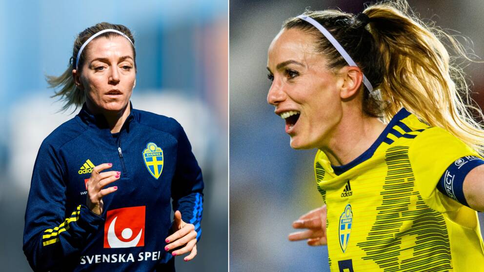 Linda Sembrant och Kosovare Asllani.