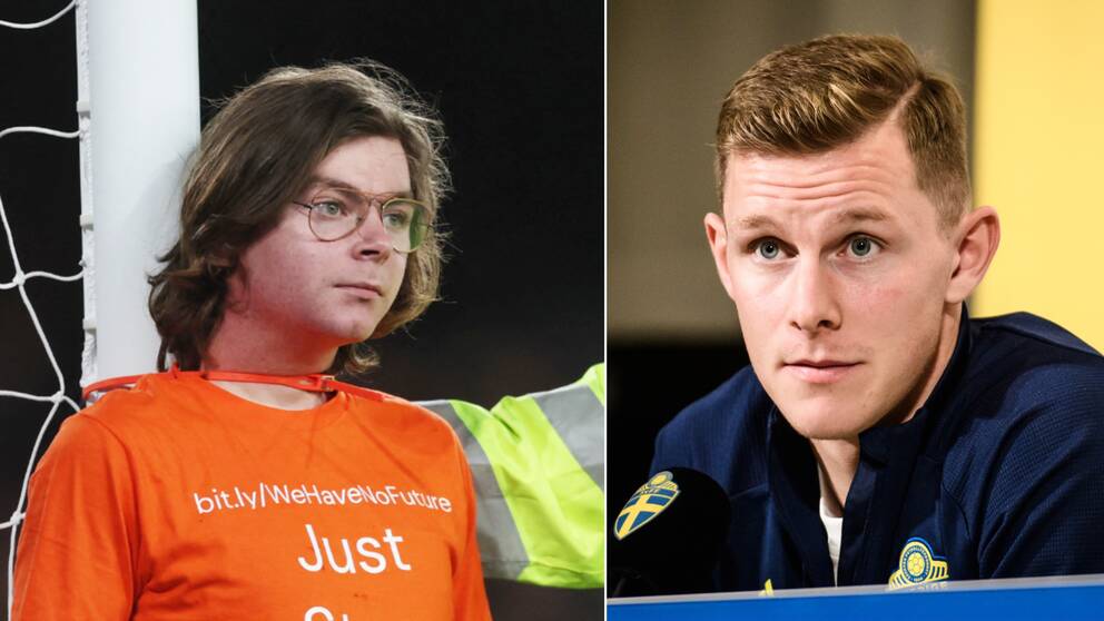 Emil Krafth berättar om de uppmärksammade bilderna i Premier League.
