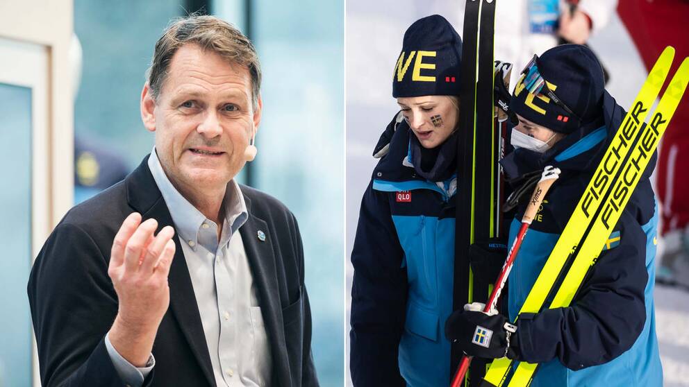 Varken Frida Karlsson eller Ebba Andersson, till höger i bild, fick med sig någon individuell medalj från OS.
