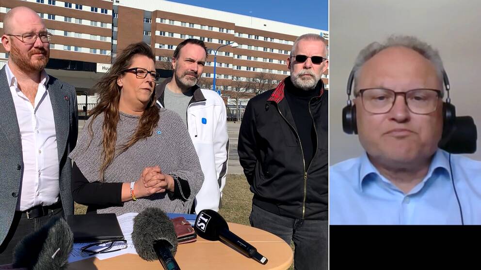 Politisk splittring kring lönehöjningar för vårdpersonal.