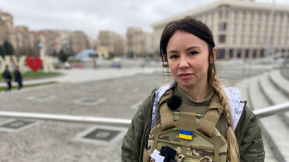 I klippet: Sandra Andersen Eira om verkligheten i krigets Ukraina.