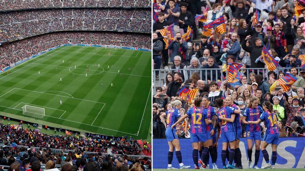 90 000 åskådare på Camp Nou.