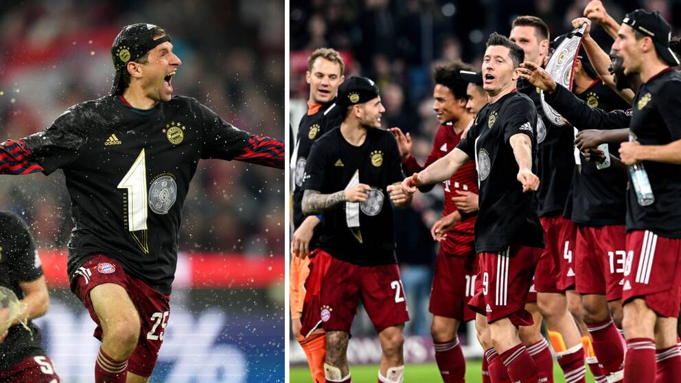 Bayern München säkrade tionde raka ligatiteln.