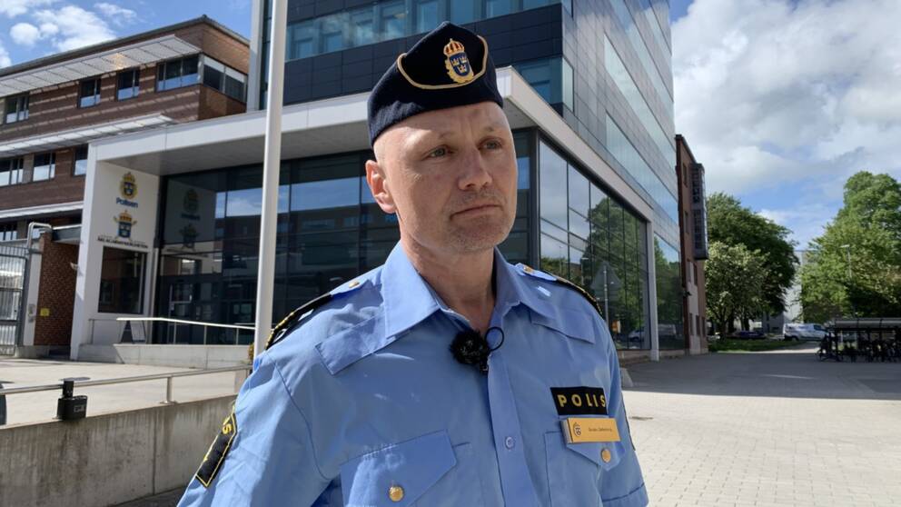 Gustav Zetterberg är tillförordnad lokalpolisområdeschef i Halmstad.