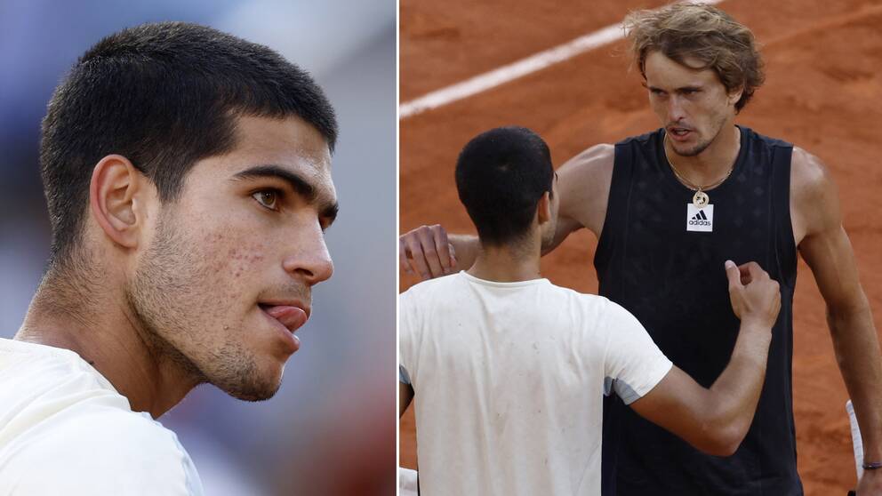 Carlos Alcaraz förlorade kvartsfinalen mot Alexander Zverev på Roland Garros grus.
