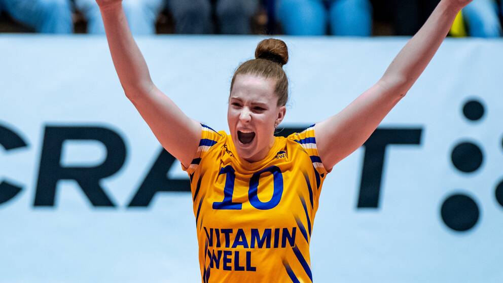 Isabelle Haak jublar.