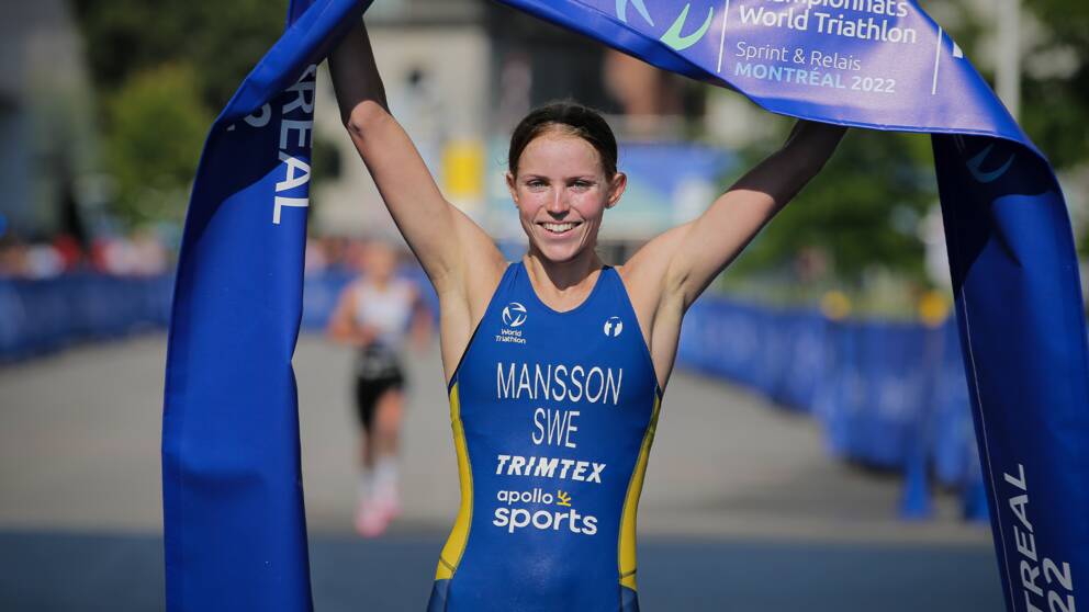 Tilda Månsson tog JVM-guld i Triathlon i Kanada