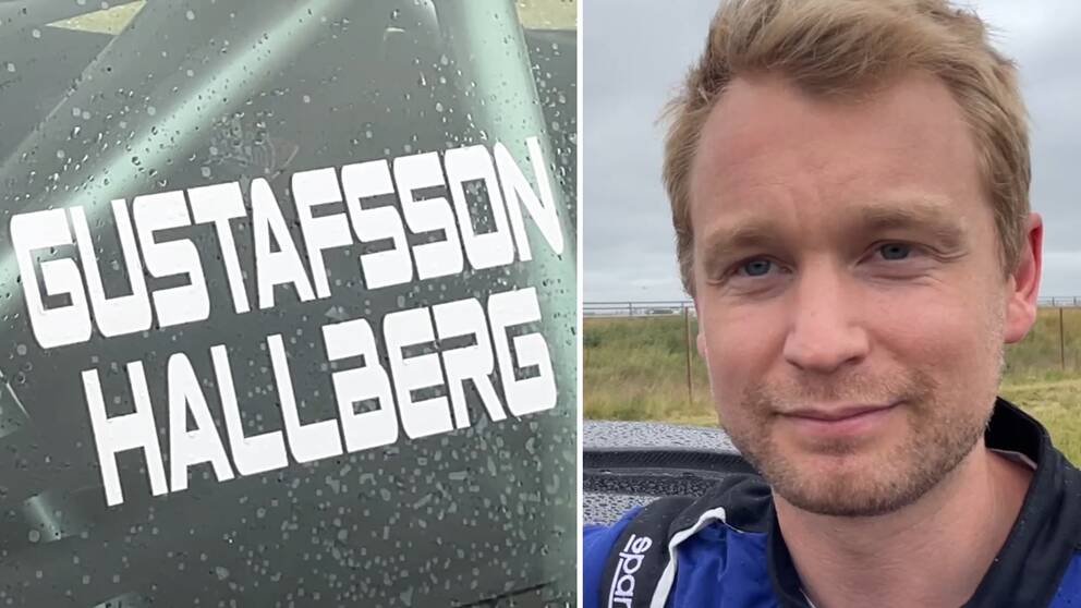 Komikern Björn Gustafsson är kartläsare i rally på SM-veckan.