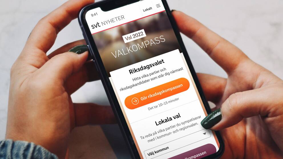 SVT:s Valkompass.