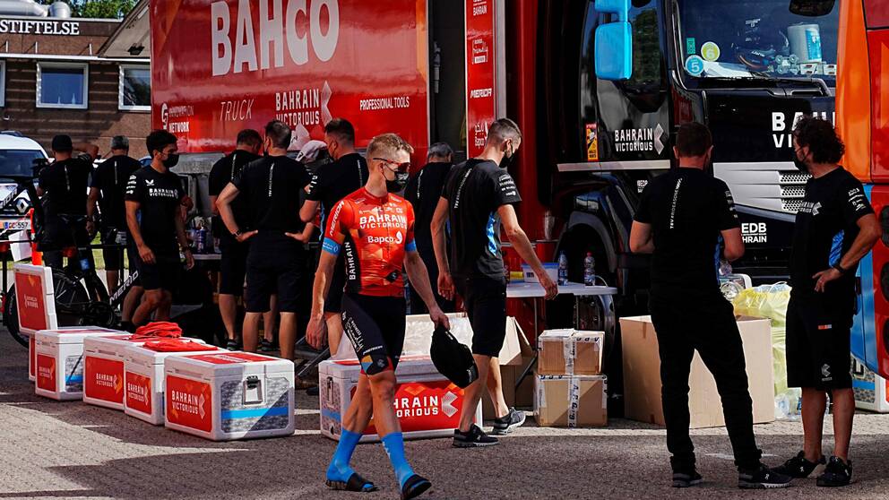 Tour de France-teamet Bahrain Victorious utreds för dopningsmisstankar.