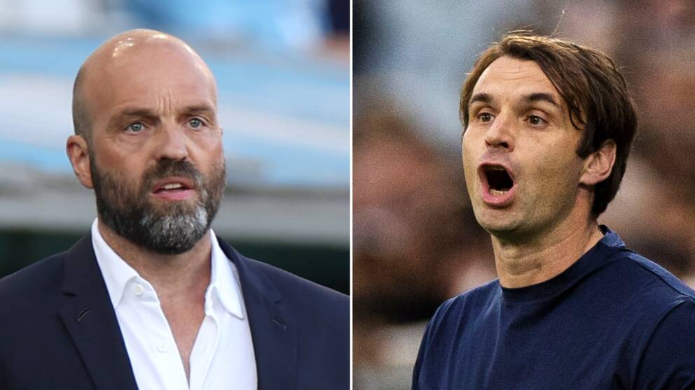 Arnar Bergmann Gunnlaugsson och Milos Milojevic.