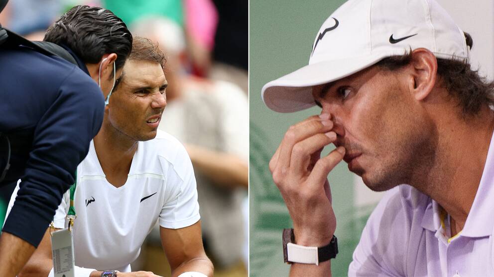 Rafael Nadal tvingas bryta Wimbledon.