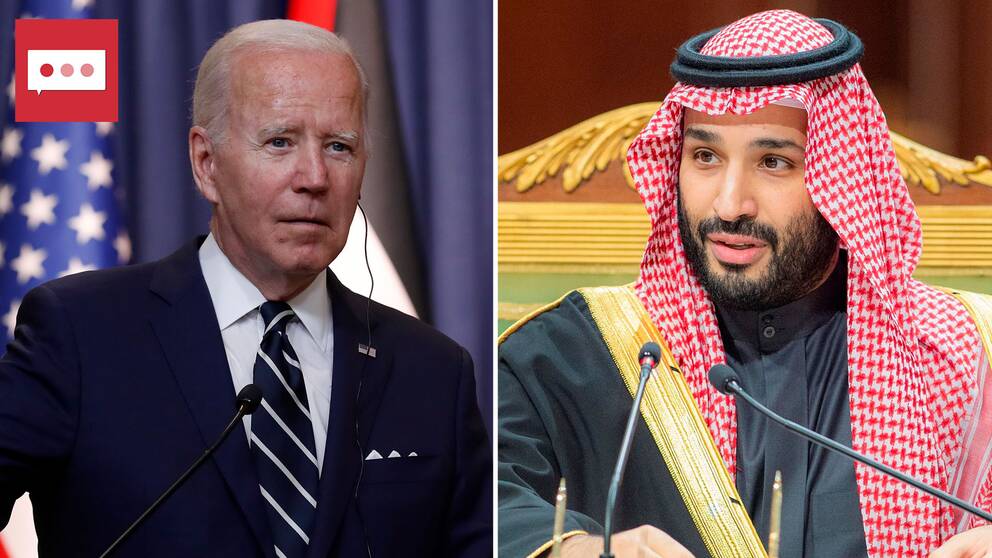 Joe Biden. Mohammed bin Salaman.