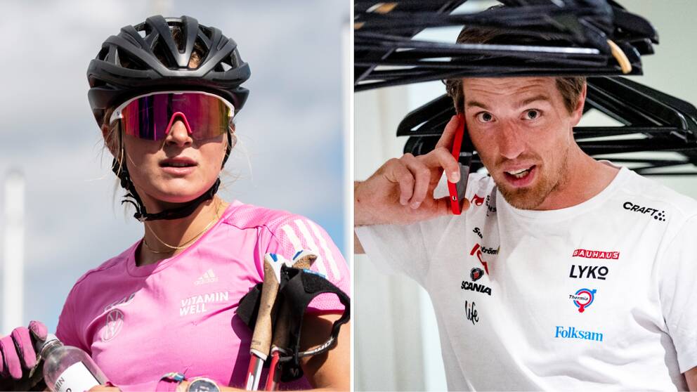 Frida Karlsson och Calle Halfvarsson.