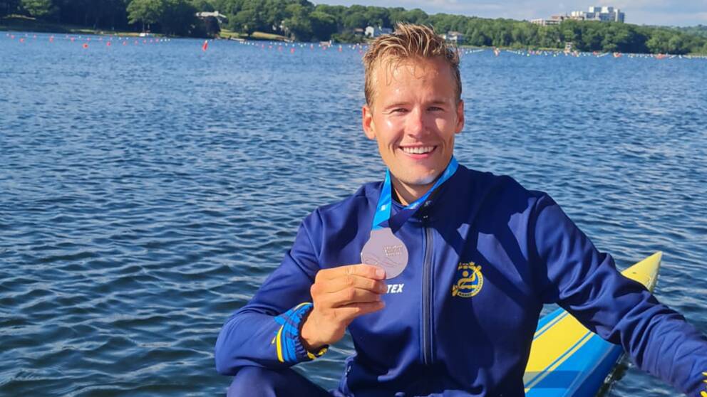 Joakim Lindberg tog VM-guld.
