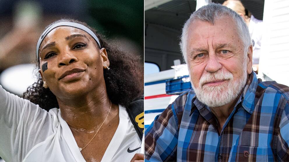 Serena Williams och Björn Hellberg.
