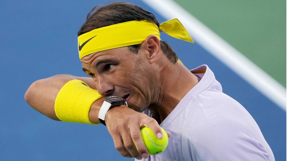 Rafael Nadal förlorade i sin tävlingscomeback.