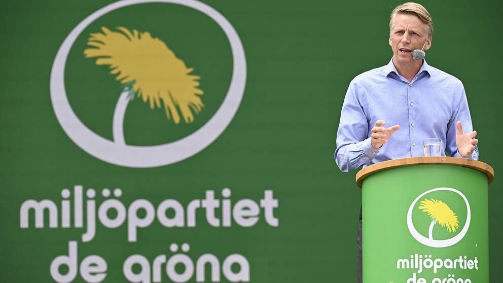 Per Bolund, språkrör Miljöpartiet.