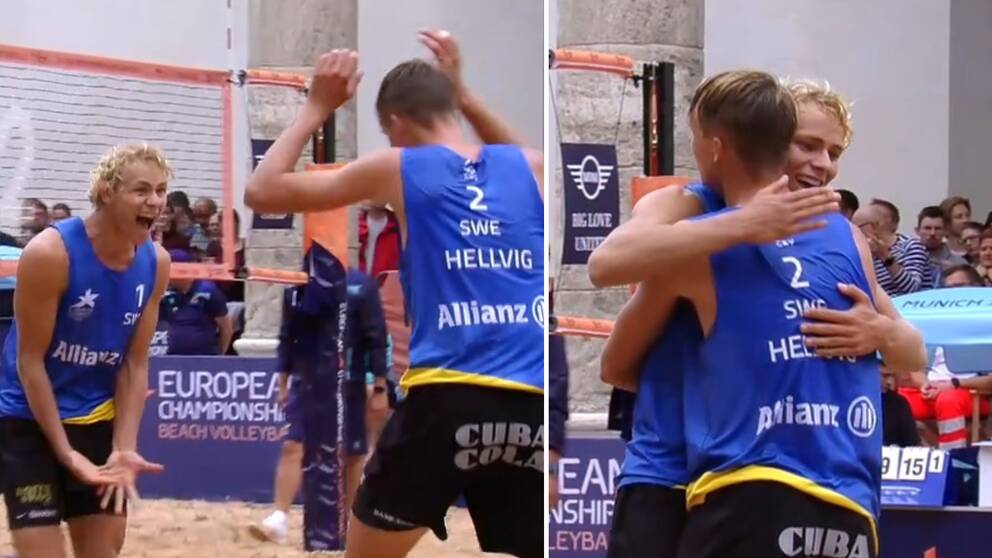 Jonathan Hellvig och David Åhman stod för en jätteskräll i EM.
