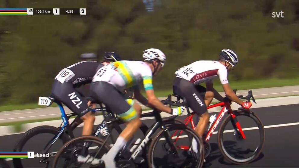 CykelVM i Australien linjelopp herrar SVT Sport