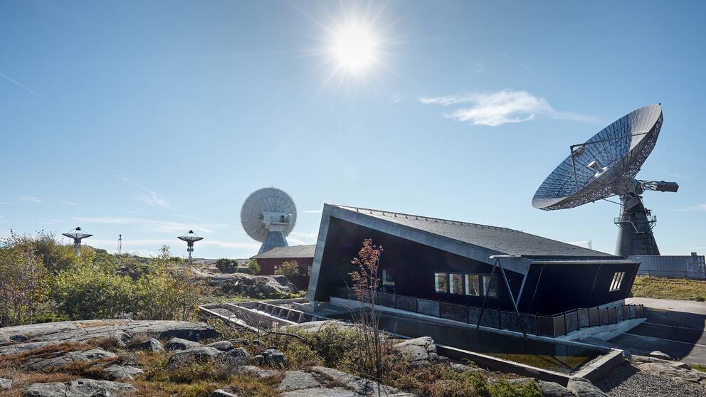 Chalmers besökscentrum på Onsala rymdobservatorium.
