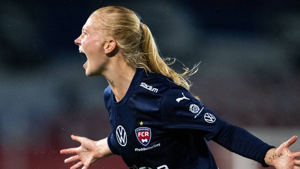 Sofie Bredgaard fick till ett nytt drömmål i Rosengårds seger.