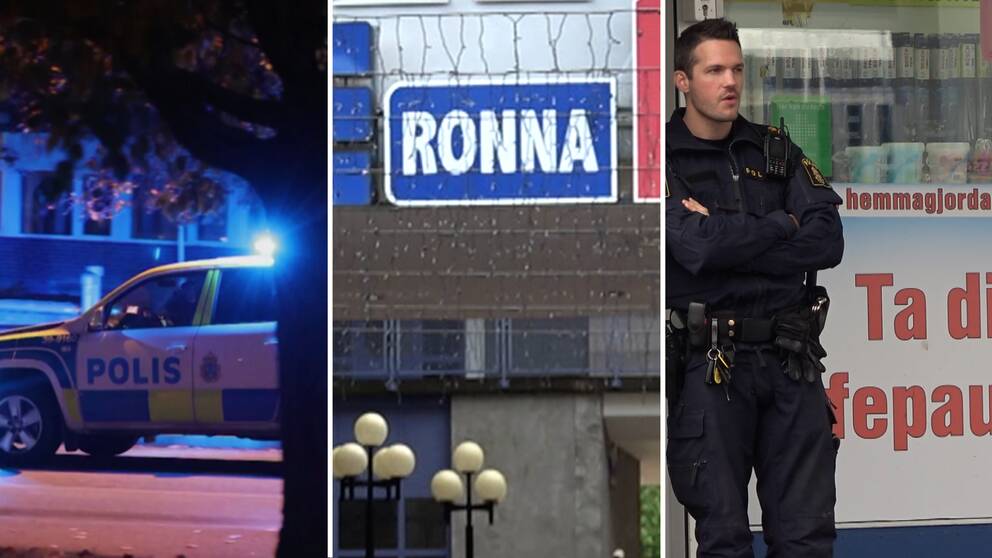 Nationell insats i Södertälje från Polisen