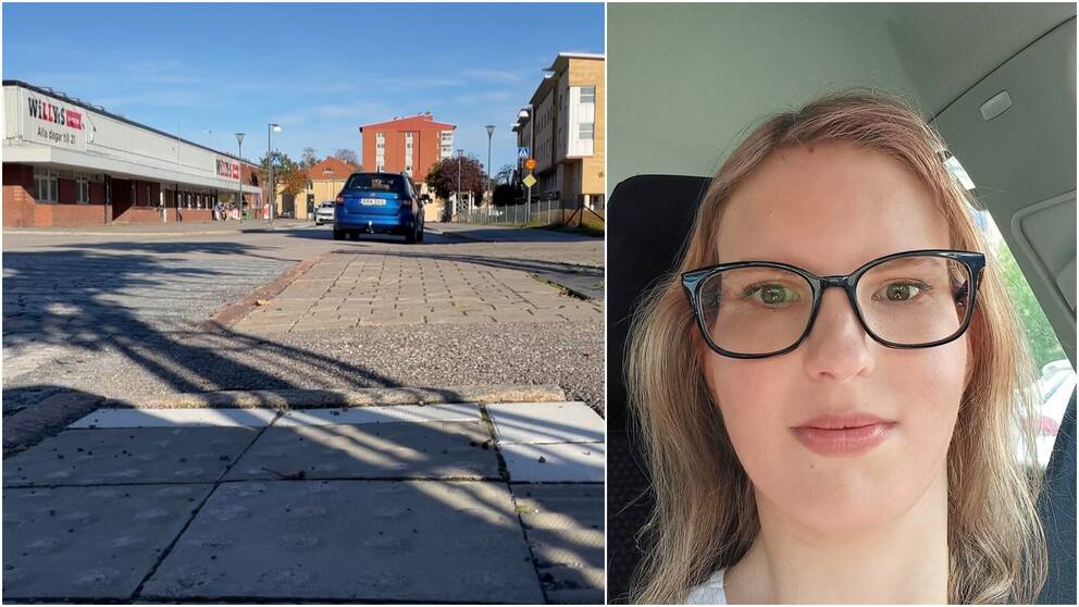 Timrå centrum, försvunna 25-åriga Liselotte.