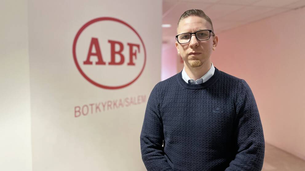Sebastian Flygar, ombudsman på ABF Botkyrka/Salem.