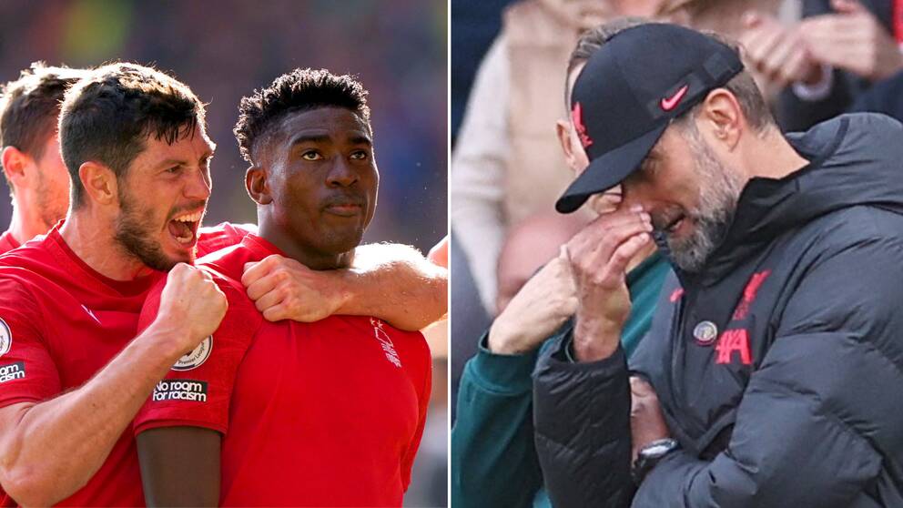 Nottingham Forest skrällde mot Liverpool.