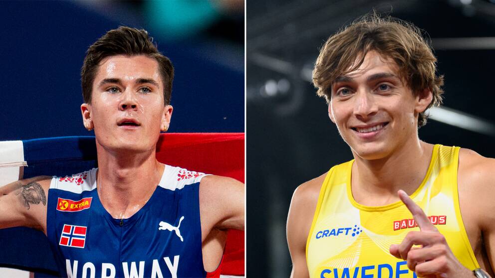 Jakob Ingebrigtsen och Armand Duplantis prisas.