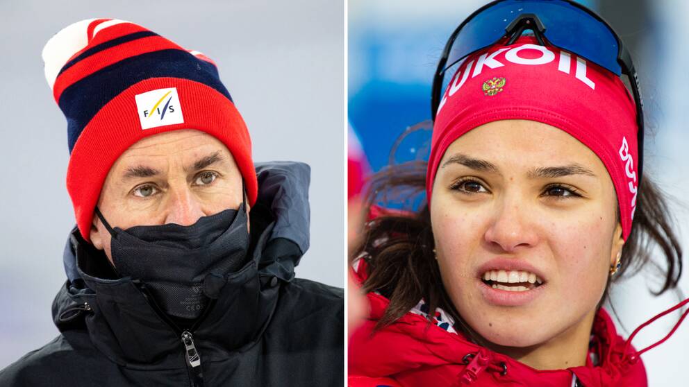 Johan Eliasch och Veronika Stepanova.