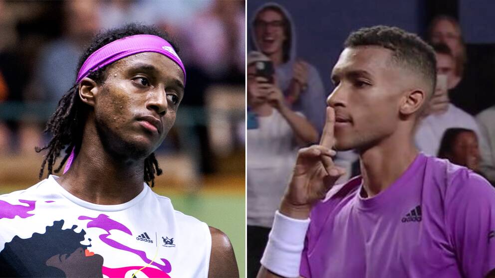 Mikael Ymer pressade världsåttan Felix Auger-Aliassime.