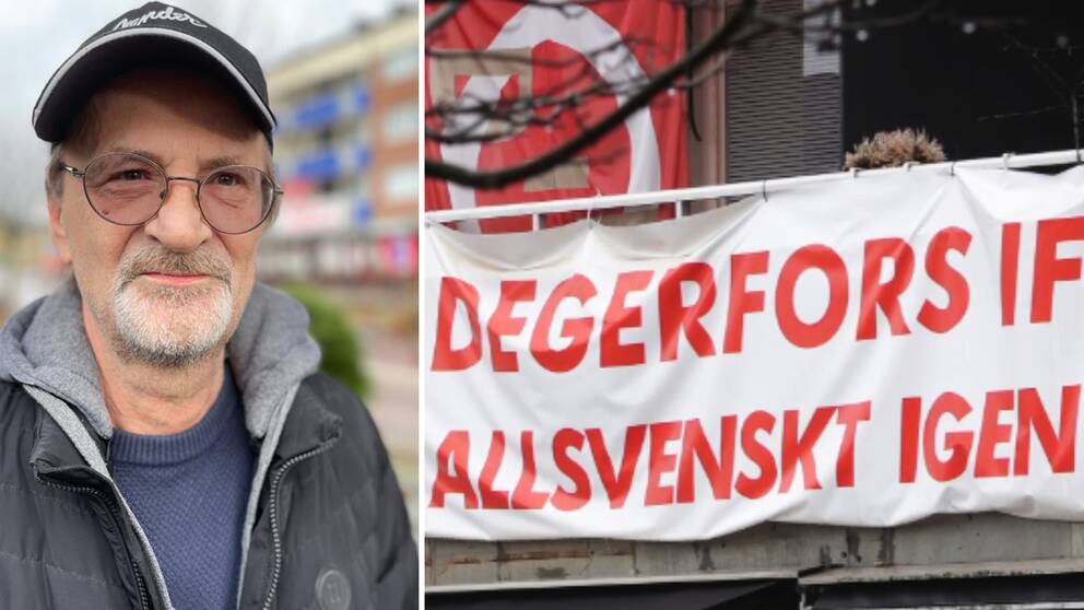 Banderoll Degerfors IF, Stora Valla, allsvenskan