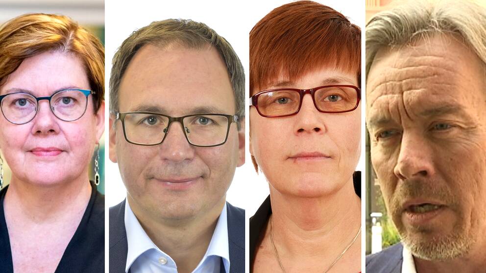 Åsa Bellander, Peder Björk, Åsa Ulander och Stefan Söderlund.