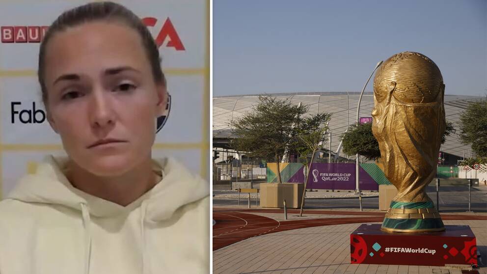 Magdalena Eriksson överväger att inte titta på herrarnas fotbolls-VM.