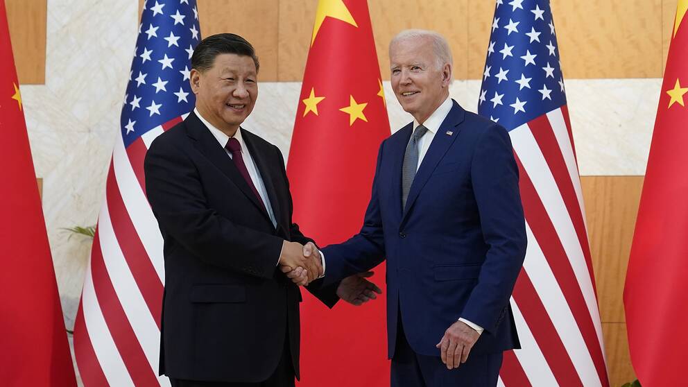 USA:s president Joe Biden träffar Kinas Xi Jinping vid G20-mötet i Nusa Dua på indonesiska Bali.