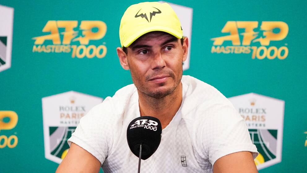 Rafael Nadal är inte nöjd med dagens match.