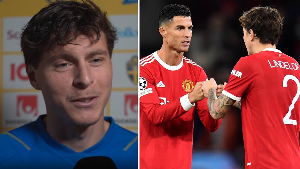Nilsson Lindelöf duckar frågor om lagkamraten Ronaldo.