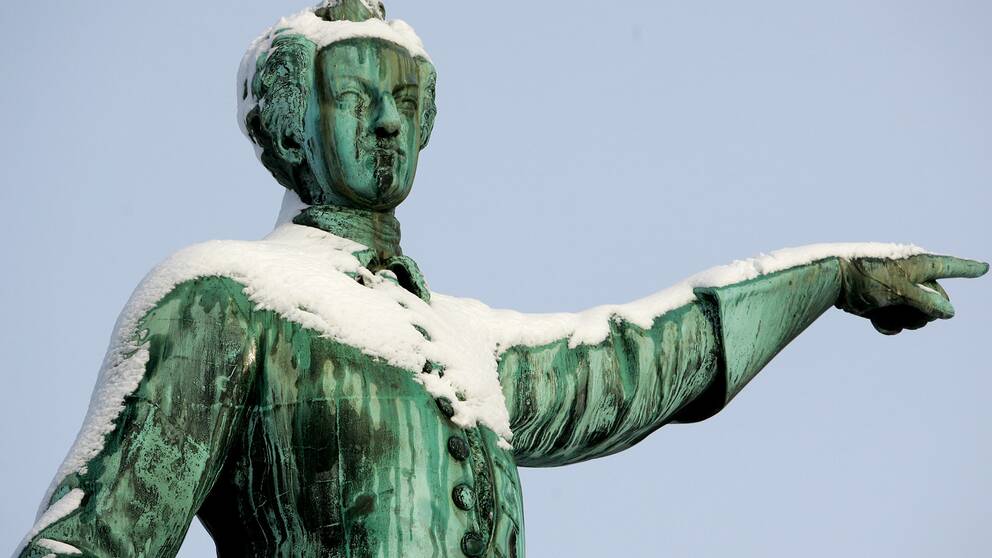 Karl XII:s staty i Kungsträdgården i Stockholm
