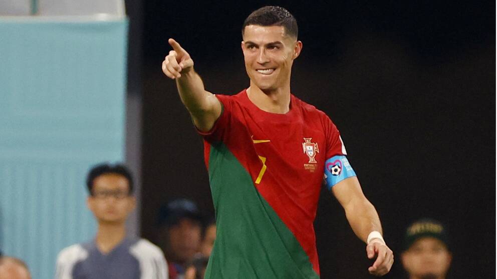 Cristiano Ronaldo blev historisk efter målet mot Ghana.