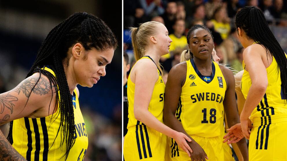 Sverige, med Amanda Zahui tillbaka i laget, fick se sig besegrade på torsdagskvällen.