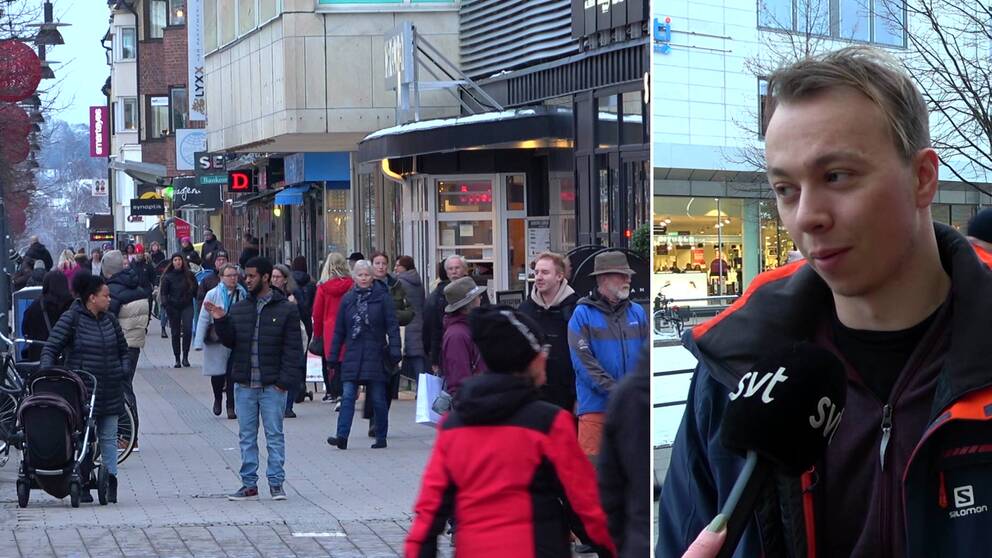 Centrum i Luleå.