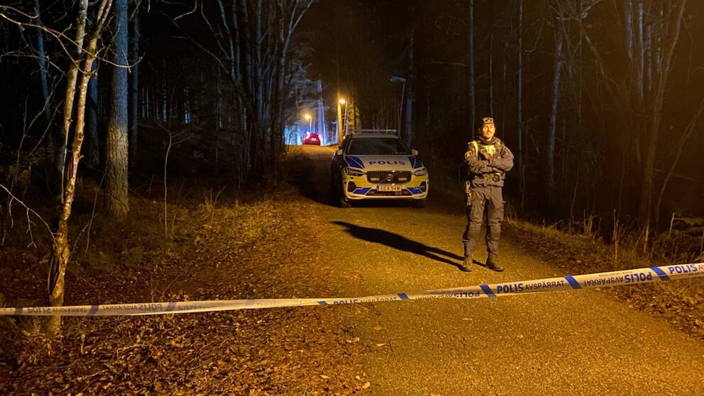 Ett område har spärrats av under en polisinsats i Kronskogen i Eskilstuna under söndagskvällen.