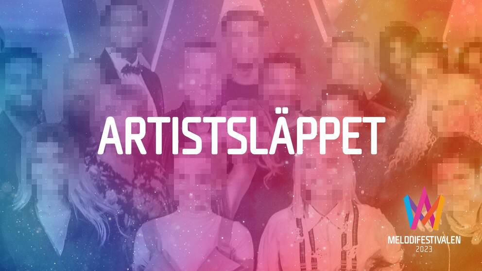 Programledarna Jesper Rönndahl och Farah Abadi avslöjar artisterna i Melodifestivalen 2023
